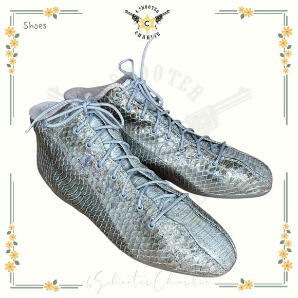 NEW Vintage 1986 Snakeskin Python Sneakers “Snakers” Women's Size 8 RARE! - Picture 1 of 6